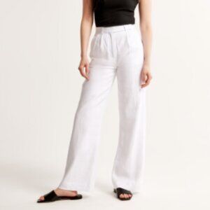 A&F Sloane Tailored Linen-Blend Pant